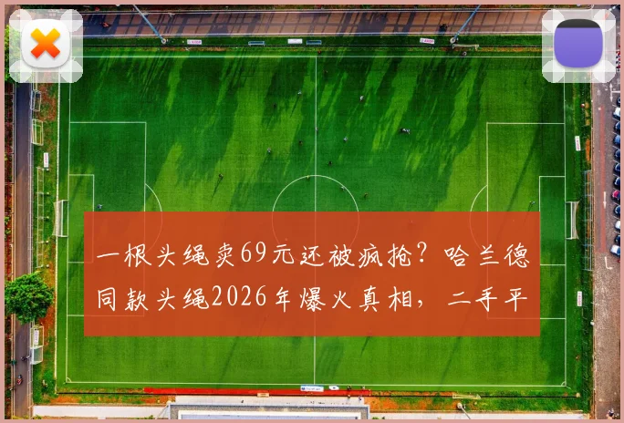一根头绳卖69元还被疯抢？哈兰德同款头绳2026年爆火真相，二手平台加价收攻略与避坑指南